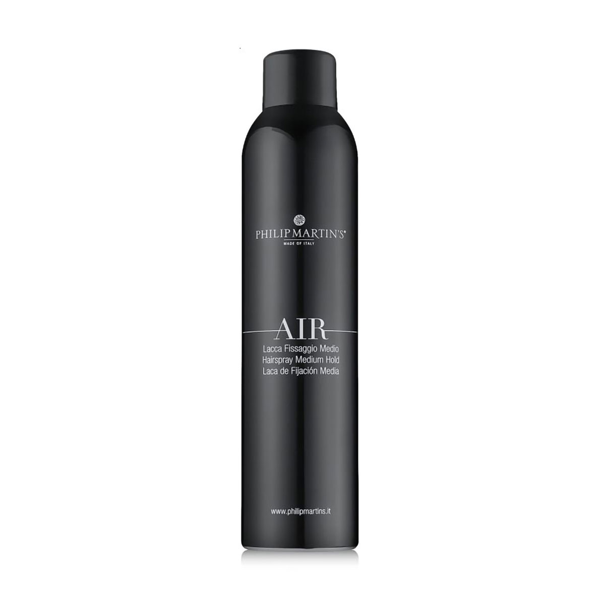 Лак для волосся Philip Martin's Air Hairspray Medium Hold Black середньої фіксації, 300 мл